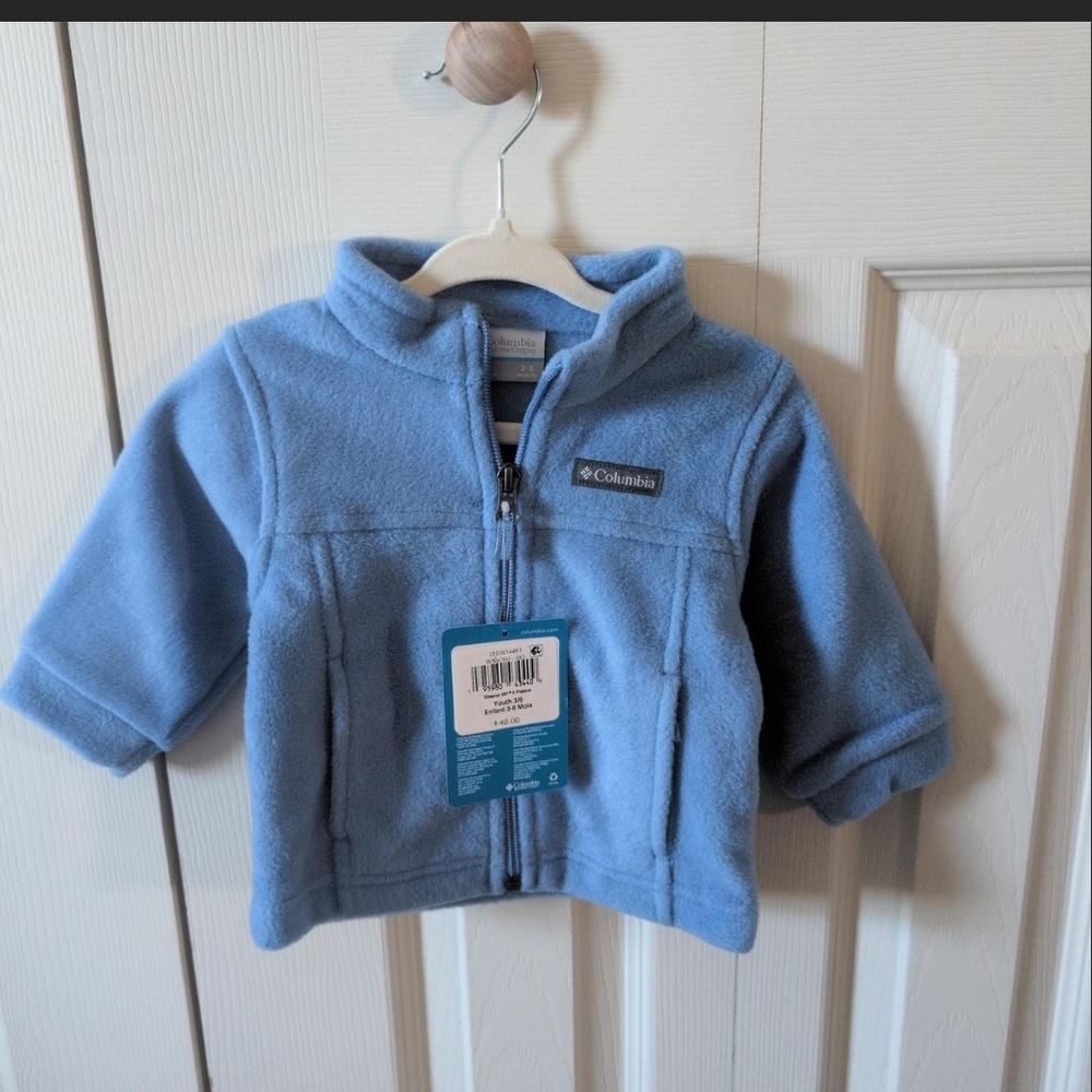 Columbia Light Blue Youth Fleece Jacket